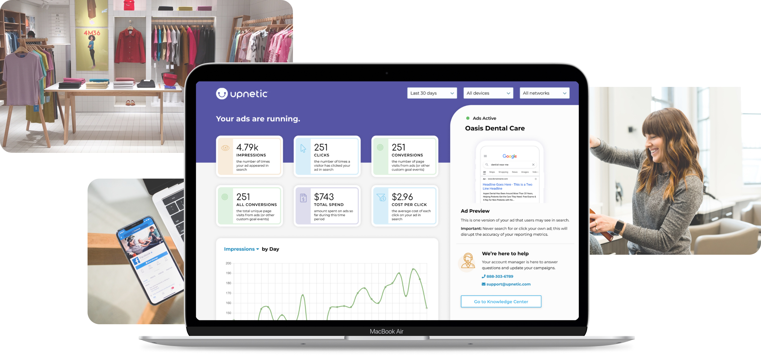 Simplified Google Tag Manager interface for small business owners